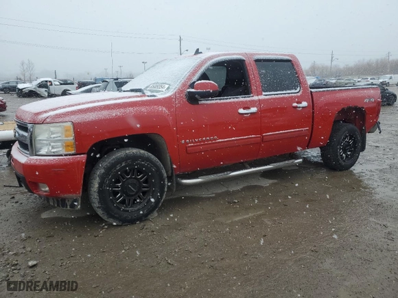 2009 Chevrolet Silverado 1500 LTZ with VIN 3GCEK33M99G185819, listed as a Copart auction lot 85009354 with 0 mi miles and Salvage Title. Bid and sale history available at carsss.com. Image 1.