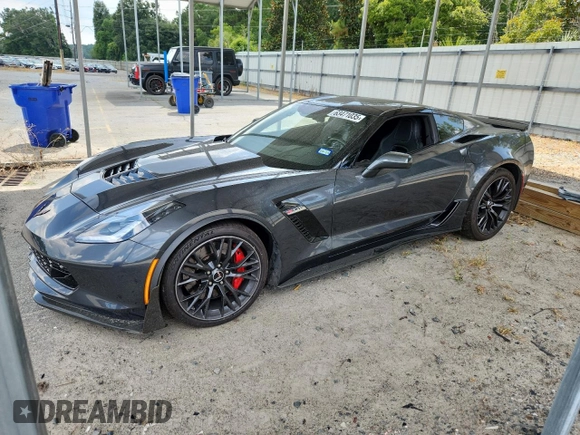 2018 Chevrolet Corvette Z06 1LZ with VIN 1G1YP2D66J5601225, listed as a Copart auction lot 63471035 with 37,067 mi miles and Clean title. Bid and sale history available at DreamBid. Image 1.