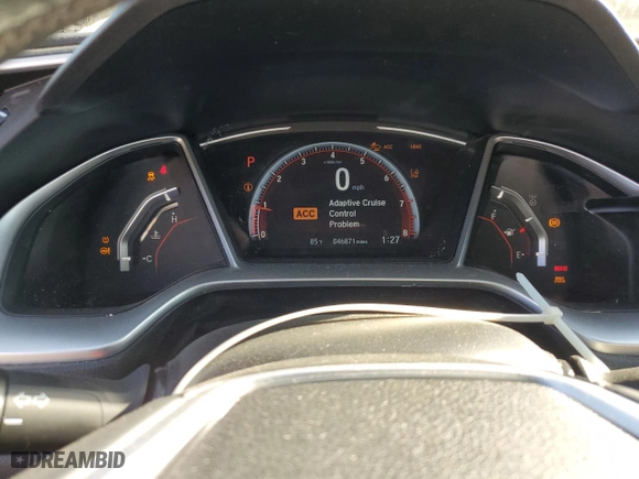 2019 Honda Civic Sedan Sport with VIN 2HGFC2F86KH577478, listed as a Copart auction lot 79692184 with 46,871 mi miles and Salvage Title. Bid and sale history available at carsss.com. Image 9.