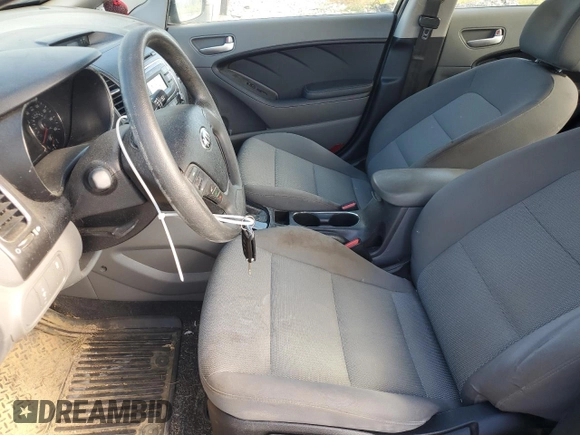 2017 Kia Forte LX with VIN 3KPFK4A72HE061103, listed as a Copart auction lot 80927734 with 156,753 mi miles and Salvage Title. Bid and sale history available at carsss.com. Image 7.