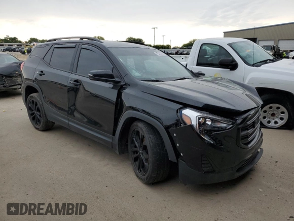 2019 GMC Terrain SLE z VIN 3GKALTEV9KL398658, wystawiony jako Copart lot #54866835 z przebiegiem 88 641 mil mil oraz Czysty tytuł • Clean title. Historia ofert i sprzedaży dostępna na DreamBid. Obrazek 4.