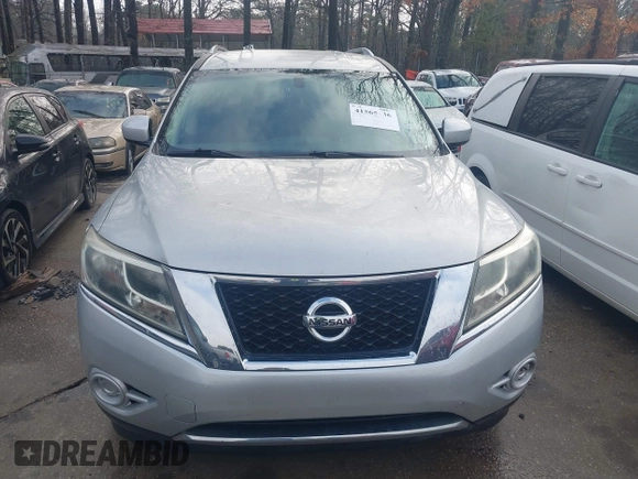 2016 Nissan Pathfinder S with VIN 5N1AR2MN3GC615769, listed as a IAAI auction lot 41565136 with 158,441 mi miles and . Bid and sale history available at DreamBid. Image 12.