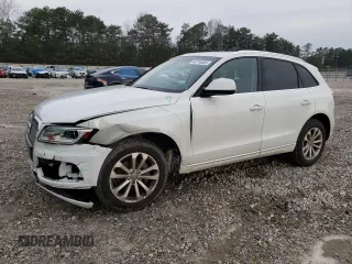 2015 Audi Q5 Premium Plus with VIN WA1LFAFP8FA092185, listed as a Copart auction lot 48716485 with 57,514 mi miles and Salvage title. Bid and sale history available at DreamBid. Image 1.
