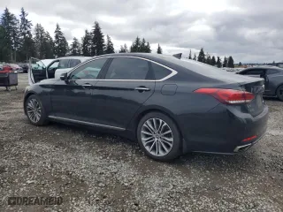 2016 Hyundai Genesis 3.8L with VIN KMHGN4JE9GU127880, listed as a Copart auction lot 47654885 with 138,902 mi miles and Clean Title. Bid and sale history available at carsss.com. Image 2.
