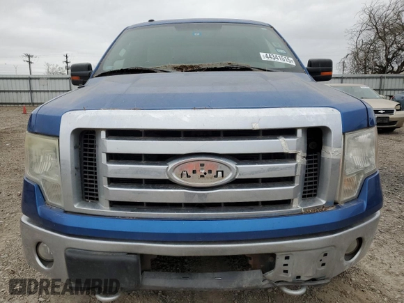 2009 Ford F-150 XL with VIN 1FTRW14839KB36488, listed as a Copart auction lot 44341515 with 243,748 mi miles and Salvage Title. Bid and sale history available at DreamBid. Image 5.