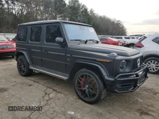 2020 Mercedes-Benz G 63 AMG with VIN WDCYC7HJ5LX334191, listed as a Copart auction lot 42028014 with 46,103 mi miles and Salvage Title. Bid and sale history available at DreamBid. Image 4.