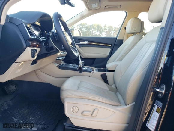 2018 Audi Q5 Premium Plus with VIN WA1BNAFY3J2005223, listed as a Copart auction lot 84760714 with 85,153 mi miles and Salvage Title. Bid and sale history available at carsss.com. Image 7.