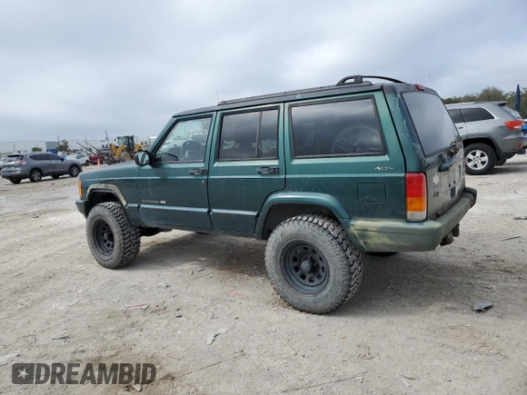 2001 Jeep Cherokee Sport with VIN 1J4FF58SX1L615967, listed as a Copart auction lot 43709235 with 241,326 mi miles and Clean title. Bid and sale history available at DreamBid. Image 2.
