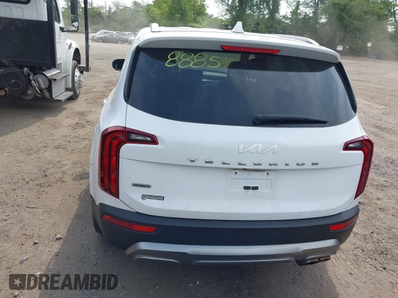 2022 Kia Telluride S с VIN 5XYP6DHC9NG218605, выставлен на аукционе IAAI как лот 42394866 с пробегом 55 087 миль миль и . История ставок и продаж доступна на DreamBid. Изображение 16.