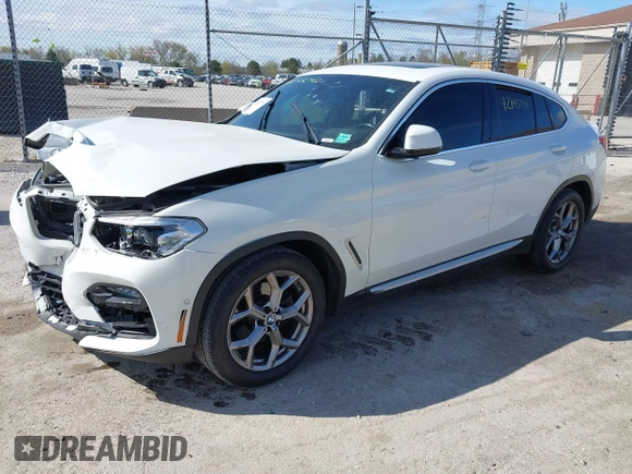 2021 BMW X4 xDrive30i with VIN 5UX2V1C03M9F12611, listed as a IAAI auction lot 42145740 with 60,417 mi miles and . Bid and sale history available at DreamBid. Image 17.