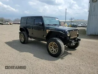 2018 Jeep Wrangler Unlimited Sahara z VIN 1C4HJWEG6JL900538, wystawiony jako Copart lot #54495635 z przebiegiem 134 532 mil mil oraz Czysty tytuł • Clean title. Historia ofert i sprzedaży dostępna na DreamBid. Obrazek 14.