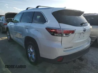 2014 Toyota Highlander Limited with VIN 5TDDCRFH8ES006417, listed as a Copart auction lot 76174294 with 117,478 mi miles and Non repairable. Bid and sale history available at DreamBid. Image 2.