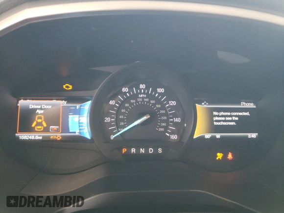 2017 Ford Edge SEL with VIN 2FMPK3J92HBC58713, listed as a Copart auction lot 60137674 with 168,248 mi miles and Salvage Title. Bid and sale history available at carsss.com. Image 9.