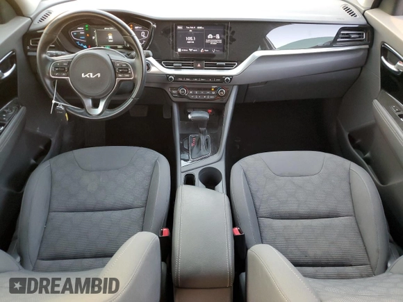 2022 Kia Niro LXS with VIN KNDCB3LC4N5549466, listed as a Copart auction lot 43571165 with 55,060 mi miles and Salvage Title. Bid and sale history available at carsss.com. Image 8.