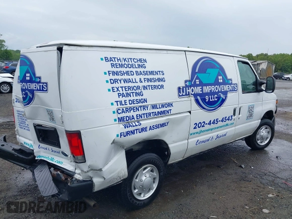 2014 Ford Econoline Cargo Commercial z VIN 1FTNE1EW2EDA90777, wystawiony jako IAAI lot #42347574 z przebiegiem 94 268 mil mil oraz . Historia ofert i sprzedaży dostępna na DreamBid. Obrazek 4.