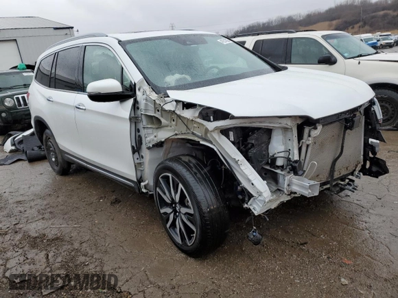 2021 Honda Pilot Touring 7-Passenger z VIN 5FNYF6H66MB023058, wystawiony jako Copart lot #41211023 z przebiegiem 45 255 mil mil oraz Szkoda całkowita • Salvage title. Historia ofert i sprzedaży dostępna na DreamBid. Obrazek 4.