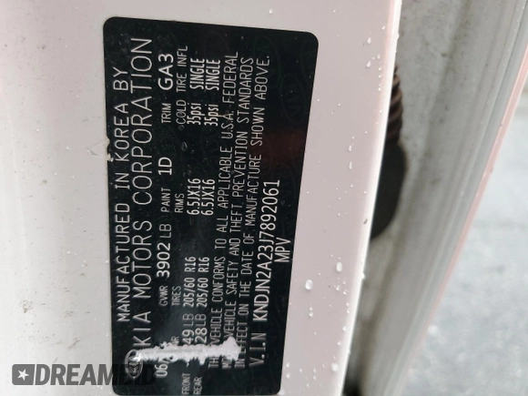 2018 Kia Soul with VIN KNDJN2A23J7892061, listed as a Copart auction lot 45099675 with 89,241 mi miles and Salvage Title. Bid and sale history available at carsss.com. Image 13.
