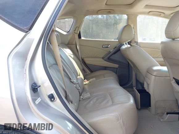 2009 Nissan Murano SL with VIN JN8AZ18U29W103622, listed as a IAAI auction lot 41624719 with 241,724 mi miles and . Bid and sale history available at DreamBid. Image 8.