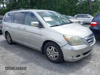 2005 Honda Odyssey EX-L with VIN 5FNRL38745B083510, listed as a IAAI auction lot 42534287 with 304,298 mi miles and . Bid and sale history available at DreamBid. Image 1.