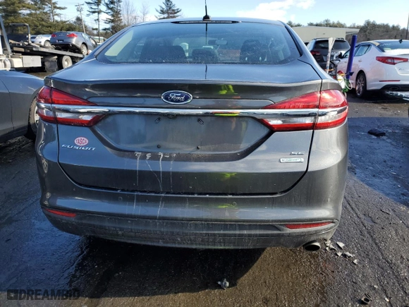 2018 Ford Fusion SE with VIN 3FA6P0HD4JR174030, listed as a Copart auction lot 44522355 with 42,481 mi miles and Salvage Title. Bid and sale history available at carsss.com. Image 6.