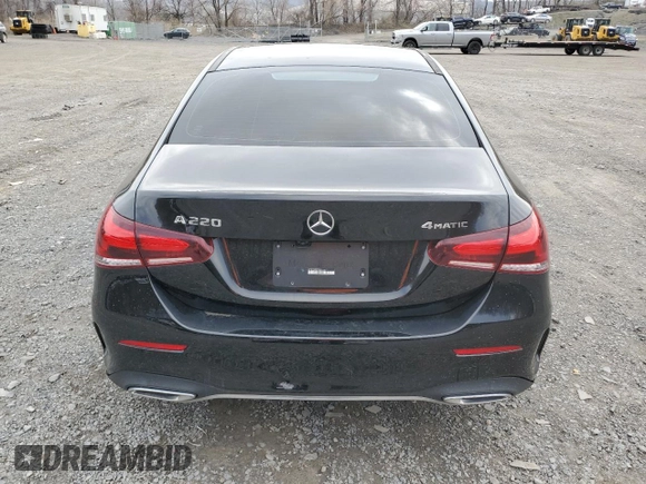 2022 Mercedes-Benz A 220 with VIN W1K3G4FB4NJ365135, listed as a Copart auction lot 53112635 with Not Provided miles and Salvage Title. Bid and sale history available at DreamBid. Image 6.