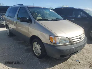 2002 Toyota Sienna CE with VIN 4T3ZF19C42U443467, listed as a Copart auction lot 75106184 with 0 mi miles and Non Repairable. Bid and sale history available at carsss.com. Image 4.
