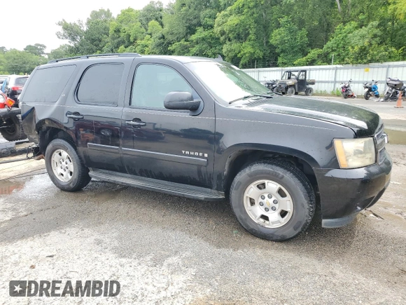 2008 Chevrolet Tahoe 3LT with VIN 1GNFC13078R110559, listed as a Copart auction lot 57583085 with 500,751 mi miles and Salvage title. Bid and sale history available at DreamBid. Image 4.