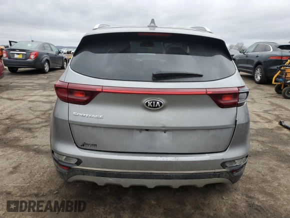 2021 Kia Sportage S with VIN KNDP6CAC7M7888945, listed as a Copart auction lot 47769305 with 61,571 mi miles and Salvage Title. Bid and sale history available at DreamBid. Image 6.