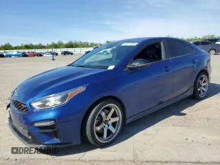 2021 Kia Forte GT with VIN 3KPF44AC4ME279173, listed as a Copart auction lot 49910305 with 70,657 mi miles and Salvage Title. Bid and sale history available at carsss.com. Image 1.