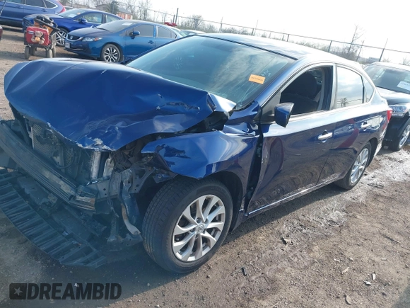 2018 Nissan Sentra SV with VIN 3N1AB7AP7JL643987, listed as a IAAI auction lot 42070616 with 199,273 mi miles. Bid and sale history available at carsss.com. Image 18.
