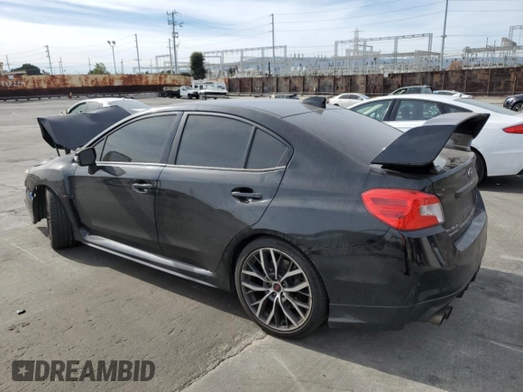 2020 Subaru WRX STI with VIN JF1VA2S6XL9819023, listed as a Copart auction lot 42232345 with 53,257 mi miles and Salvage title. Bid and sale history available at DreamBid. Image 2.