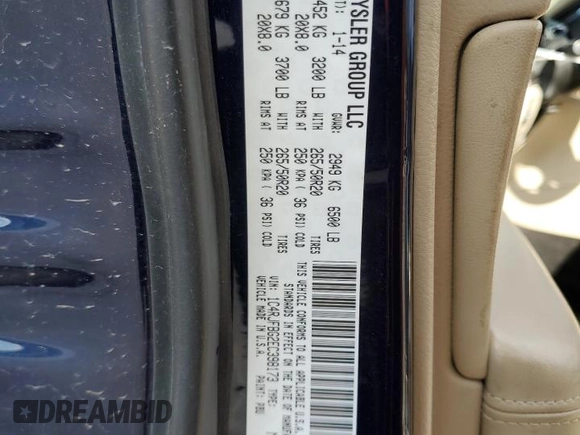 2014 Jeep Grand Cherokee Limited with VIN 1C4RJFBG2EC398173, listed as a Copart auction lot 50540355 with 157,195 mi miles and Salvage Title. Bid and sale history available at carsss.com. Image 13.