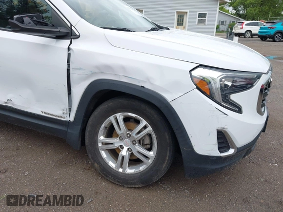 2018 GMC Terrain SLE z VIN 3GKALTEV6JL355782, wystawiony jako IAAI lot #42180344 z przebiegiem 109 364 mil mil oraz . Historia ofert i sprzedaży dostępna na DreamBid. Obrazek 6.
