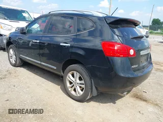 2012 Nissan Rogue S with VIN JN8AS5MV7CW382180, listed as a IAAI auction lot 42616221 with 121,005 mi miles and . Bid and sale history available at DreamBid. Image 3.
