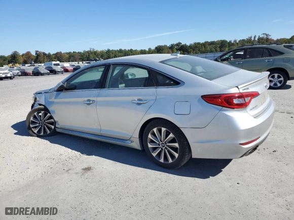 2016 Hyundai Sonata 2.4L Sport with VIN 5NPE34AF9GH432901, listed as a Copart auction lot 75745564 with 75,086 mi miles and Salvage Title. Bid and sale history available at carsss.com. Image 2.