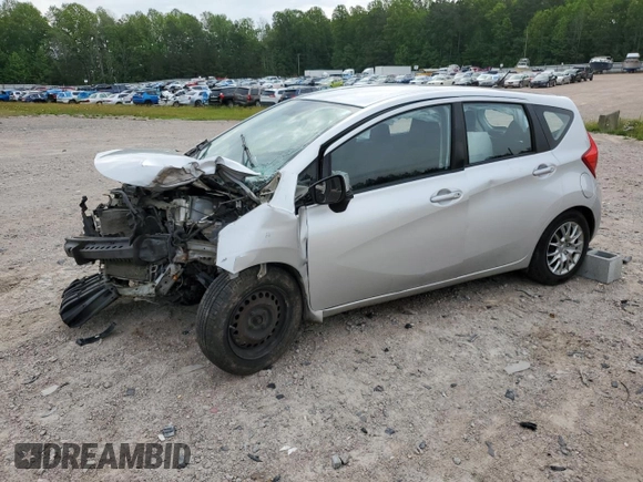 2015 Nissan Note S Plus with VIN 3N1CE2CP9FL377296, listed as a Copart auction lot 56230955 with 121,213 mi miles and Salvage title. Bid and sale history available at DreamBid. Image 1.