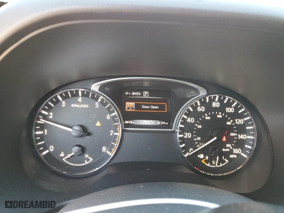 2018 Nissan Pathfinder SL with VIN 5N1DR2MM5JC665004, listed as a Copart auction lot 48558805 with 86,758 mi miles and Salvage Title. Bid and sale history available at carsss.com. Image 9.