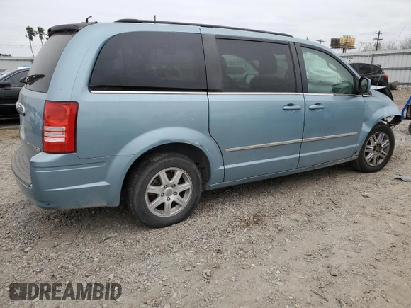 2010 Chrysler Town & Country Touring with VIN 2A4RR5D10AR285085, listed as a Copart auction lot 46134965 with 295,888 mi miles and Salvage Title. Bid and sale history available at carsss.com. Image 3.