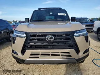2024 Lexus GX with VIN JTJTBCDX2R5015693, listed as a Copart auction lot 73842274 with 803 mi miles and Salvage Title. Bid and sale history available at carsss.com. Image 5.