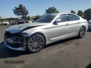 2019 BMW 5 Series 530i with VIN WBAJA5C54KWW06355, listed as a Copart auction lot 62758945 with Not provided miles and Salvage title. Bid and sale history available at DreamBid. Image 1.