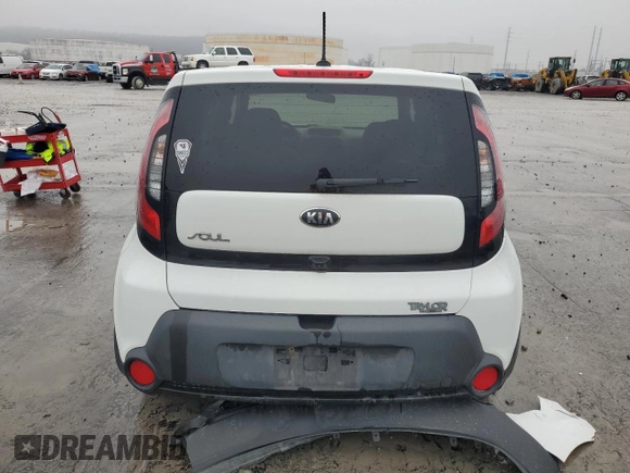 2016 Kia Soul with VIN KNDJN2A26G7308051, listed as a Copart auction lot 42466525 with 62,337 mi miles and Salvage Title. Bid and sale history available at carsss.com. Image 6.