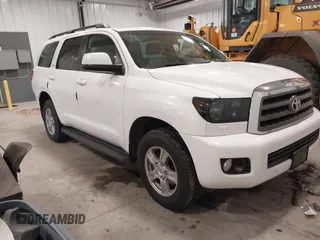 2011 Toyota Sequoia SR5 with VIN 5TDBW5G19BS053203, listed as a IAAI auction lot 41333906 with 240,845 mi miles. Bid and sale history available at carsss.com. Image 1.