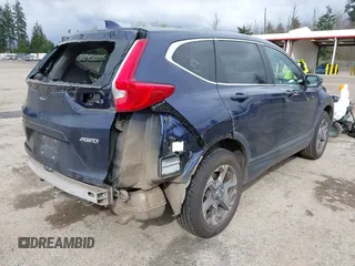 2017 Honda CR-V EX-L with VIN 2HKRW2H83HH665632, listed as a IAAI auction lot 41923536 with 71,382 mi miles. Bid and sale history available at carsss.com. Image 4.