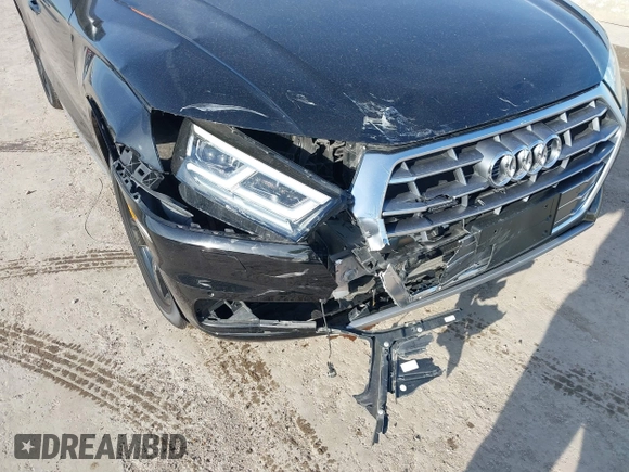2019 Audi Q5 Premium Plus with VIN WA1BNAFY9K2073043, listed as a IAAI auction lot 41580814 with 45,225 mi miles. Bid and sale history available at carsss.com. Image 6.