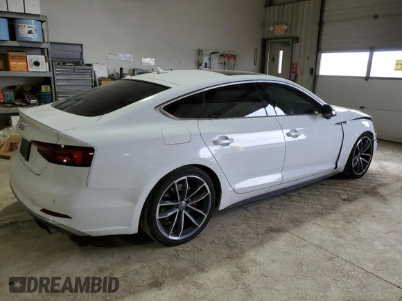 2019 Audi S5 Sportback Premium Plus z VIN WAUB4CF51KA050823, wystawiony jako Copart lot #43464005 z przebiegiem 44 898 mil mil oraz Szkoda całkowita • Salvage title. Historia ofert i sprzedaży dostępna na DreamBid. Obrazek 3.
