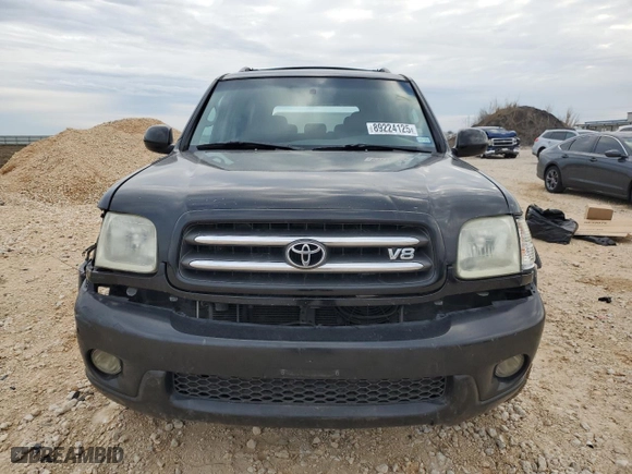 2001 Toyota Sequoia Limited with VIN 5TDBT48A41S041363, listed as a Copart auction lot 89224125 with 214,144 mi miles and Salvage Title. Bid and sale history available at carsss.com. Image 5.