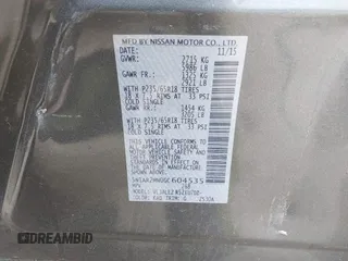 2016 Nissan Pathfinder Platinum with VIN 5N1AR2MN0GC604535, listed as a IAAI auction lot 42128203 with 119,722 mi miles and . Bid and sale history available at DreamBid. Image 9.