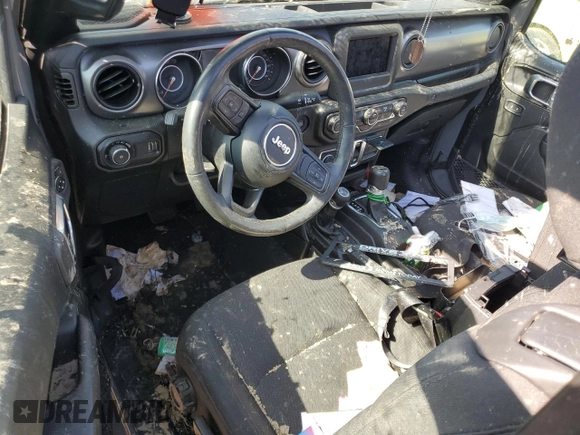 2023 Jeep Wrangler Sport S with VIN 1C4GJXANXPW609778, listed as a Copart auction lot 48559505 with Not provided miles and Salvage title. Bid and sale history available at DreamBid. Image 8.
