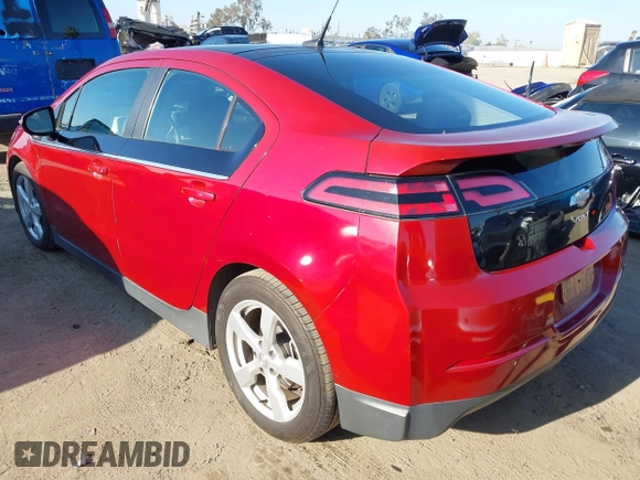2012 Chevrolet Volt with VIN 1G1RE6E44CU126522, listed as a IAAI auction lot 41965231 with 67,532 mi miles and . Bid and sale history available at carsss.com. Image 3.