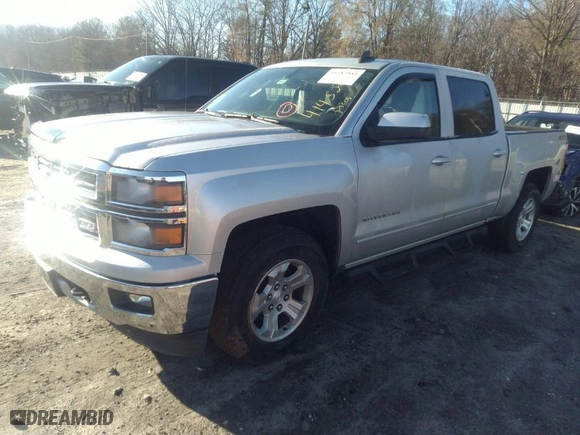 2015 Chevrolet Silverado 1500 LT with VIN 3GCUKREC7FG138643, listed as a IAAI auction lot 41582933 with 112,771 mi miles. Bid and sale history available at carsss.com. Image 2.